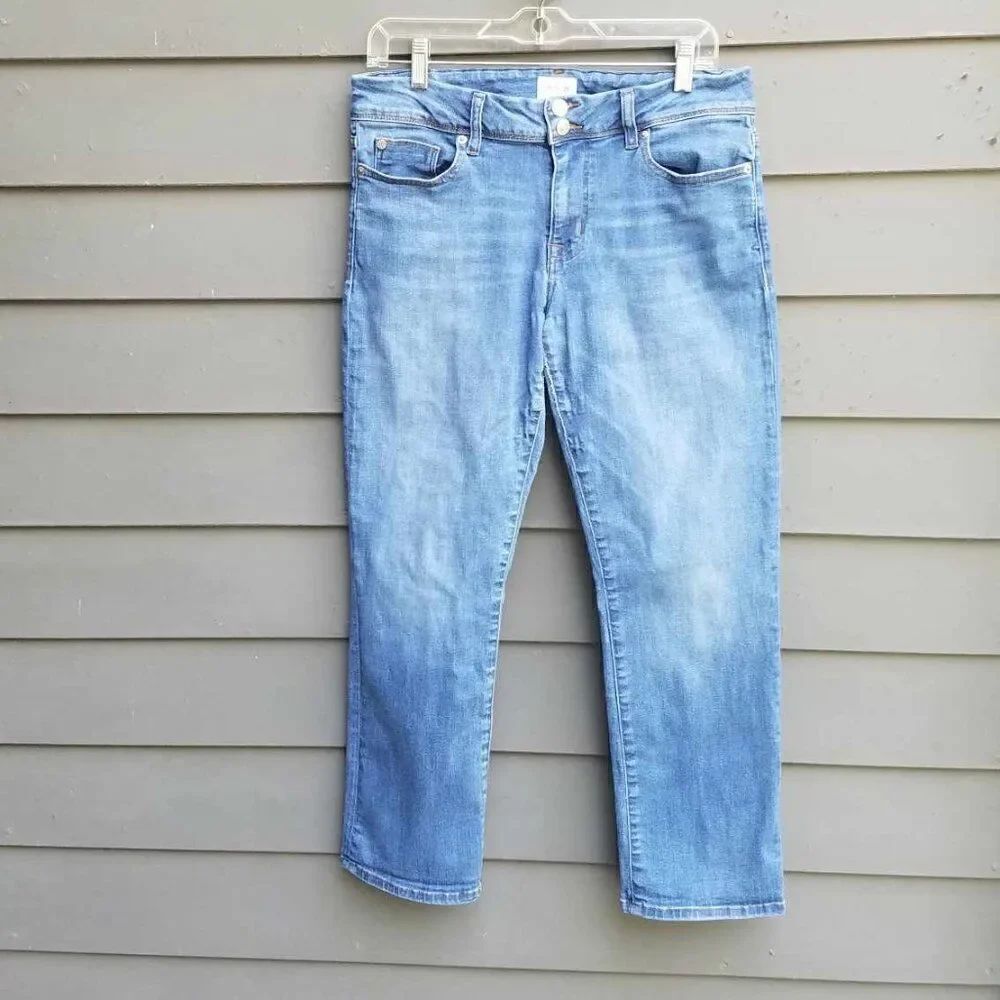 Hudson Ginny Straight Crop Jeans size 29